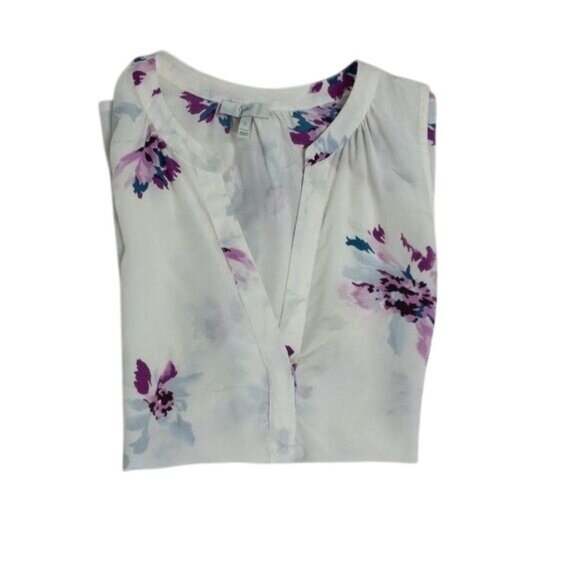 Joie Silk Floral Sleeveless Blouse - Picture 3 of 5